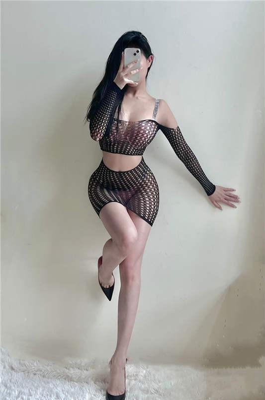 小猫咪ck – 黑色镂空 [9P/3MB]